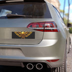 Gold Phoenix Car Magnet — “Cee Fletch I Have a Dream” Decorative Auto Magnet