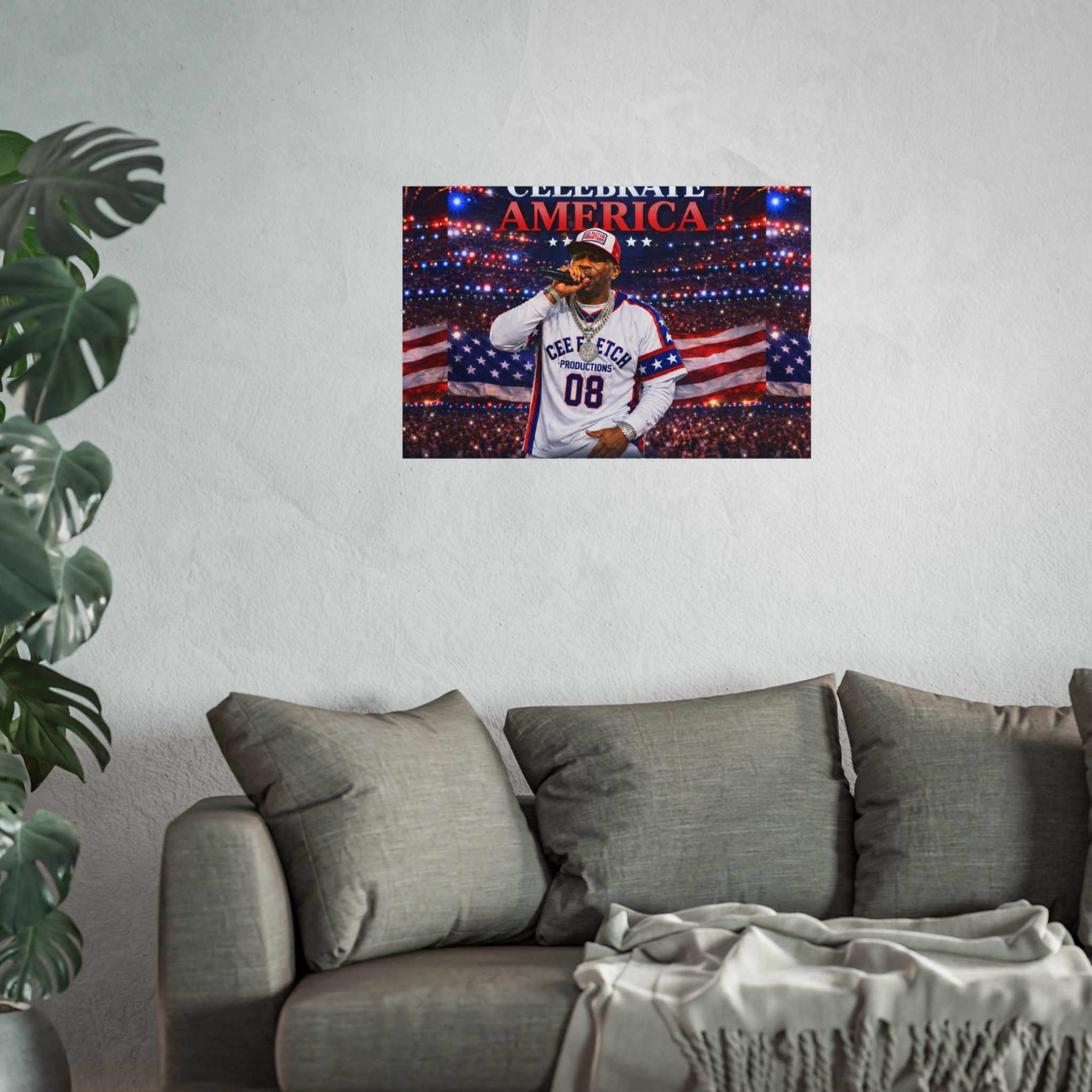 Celebrate America Fine Art Poster — Patriotic Concert Wall Art (Cee Fletch)
