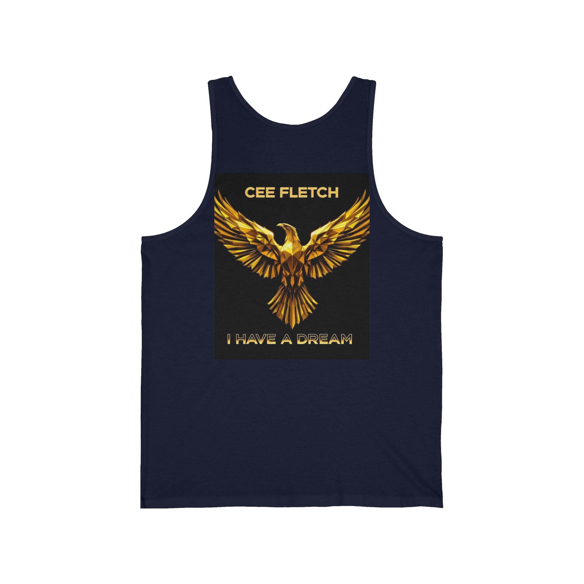 Cee Fletch 'I Have a Dream' Gold Eagle Tank Top