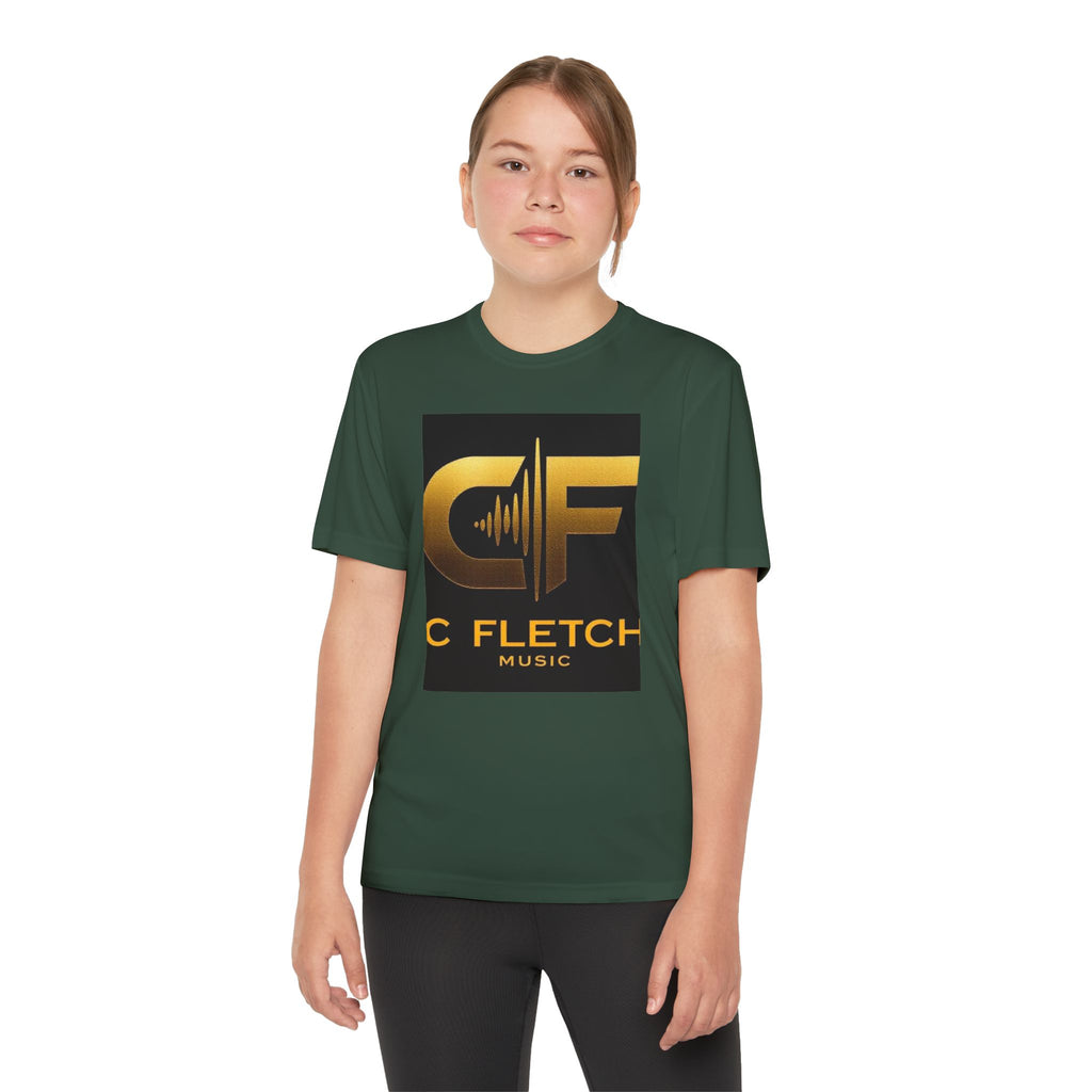 Music Logo Youth Tee — C Fletcher Competitor Shirt