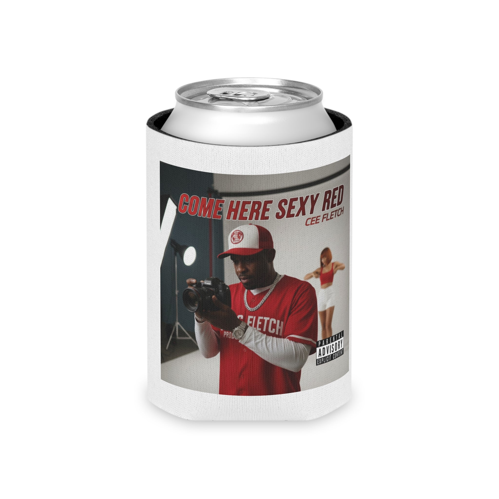 Can Cooler — "Come Here Sexy Red" Album Art Can Cooler