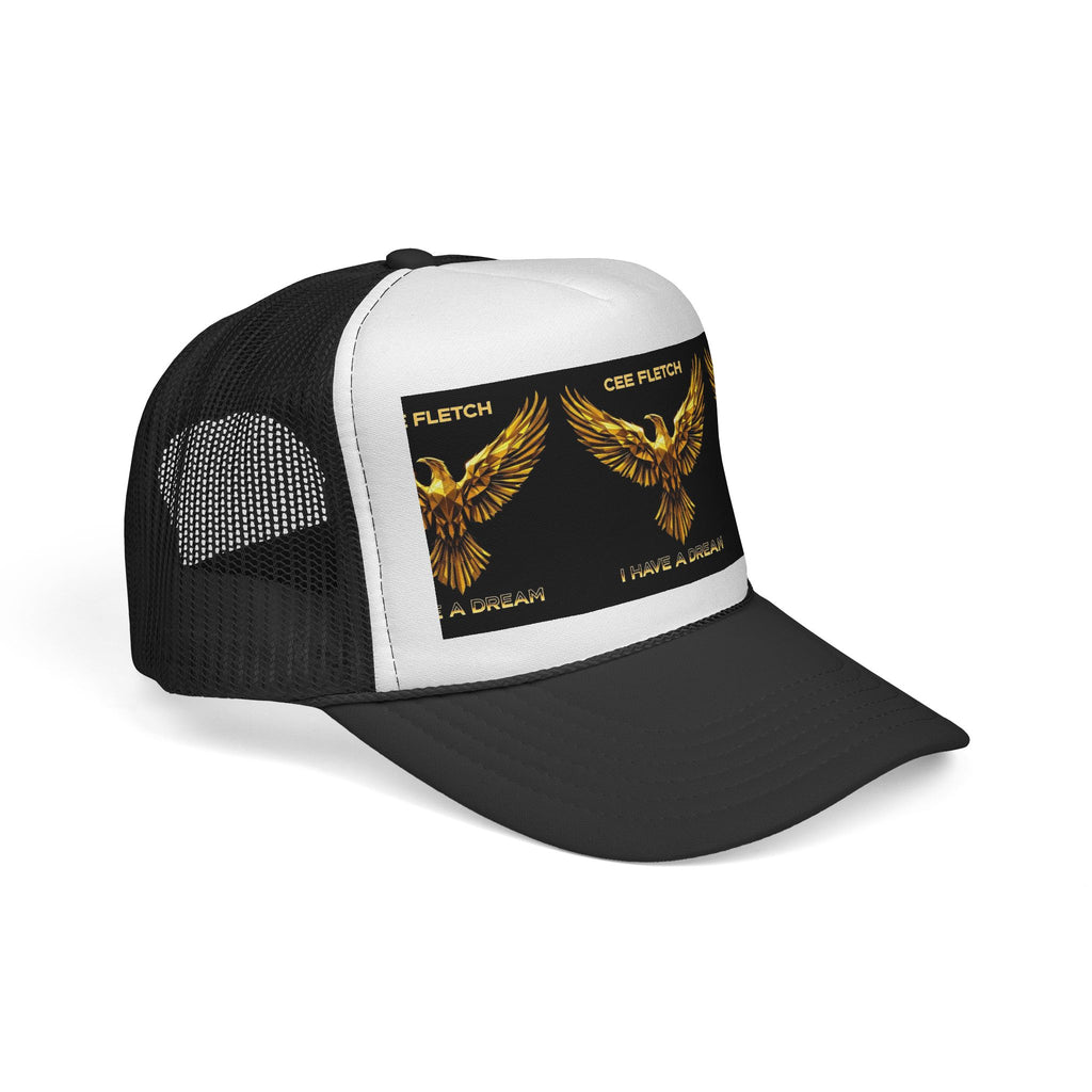 Golden Eagle Trucker Cap — "I Have a Dream" Graphic Mesh Hat
