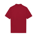 Logo Chest Polo Shirt — Gold Emblem Athletic Golf Polo