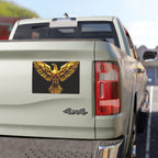 Gold Phoenix Car Magnet — “Cee Fletch I Have a Dream” Decorative Auto Magnet