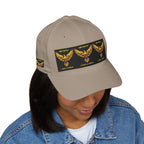 Embroidered Golden Eagle Patch Cap – Retro Military Crest Hat