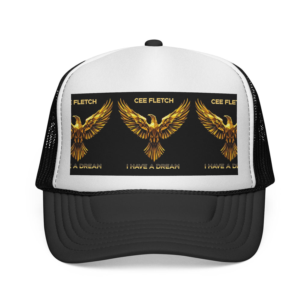 Golden Eagle Trucker Cap — "I Have a Dream" Graphic Mesh Hat