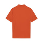 Logo Chest Polo Shirt — Gold Emblem Athletic Golf Polo