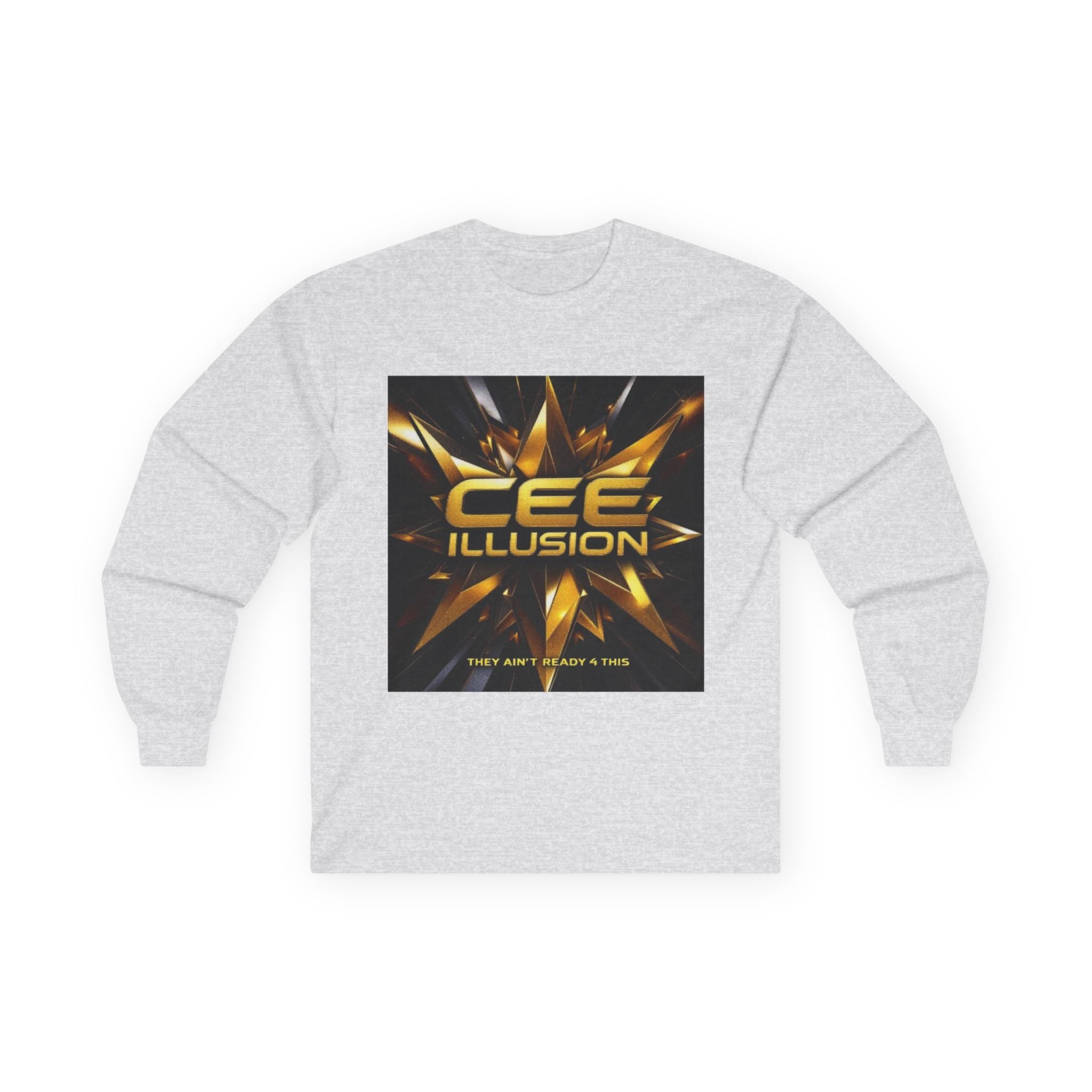 Illusion Logo Long Sleeve Tee — 'CEE ILLUSION' Graphic Shirt