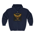 Golden Phoenix Zip Hoodie - "Cee Fletch I Have A Dream" Graphic