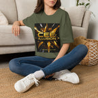 Illusion Graphic T-Shirt — 'Cee Illusion' Bold Gold Logo Tee