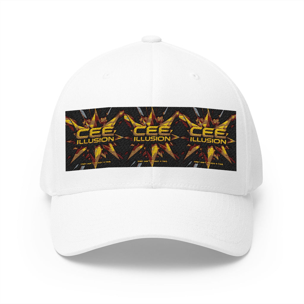 Embroidered Starburst Logo Cap — 'Cee Illusion' Structured Hat