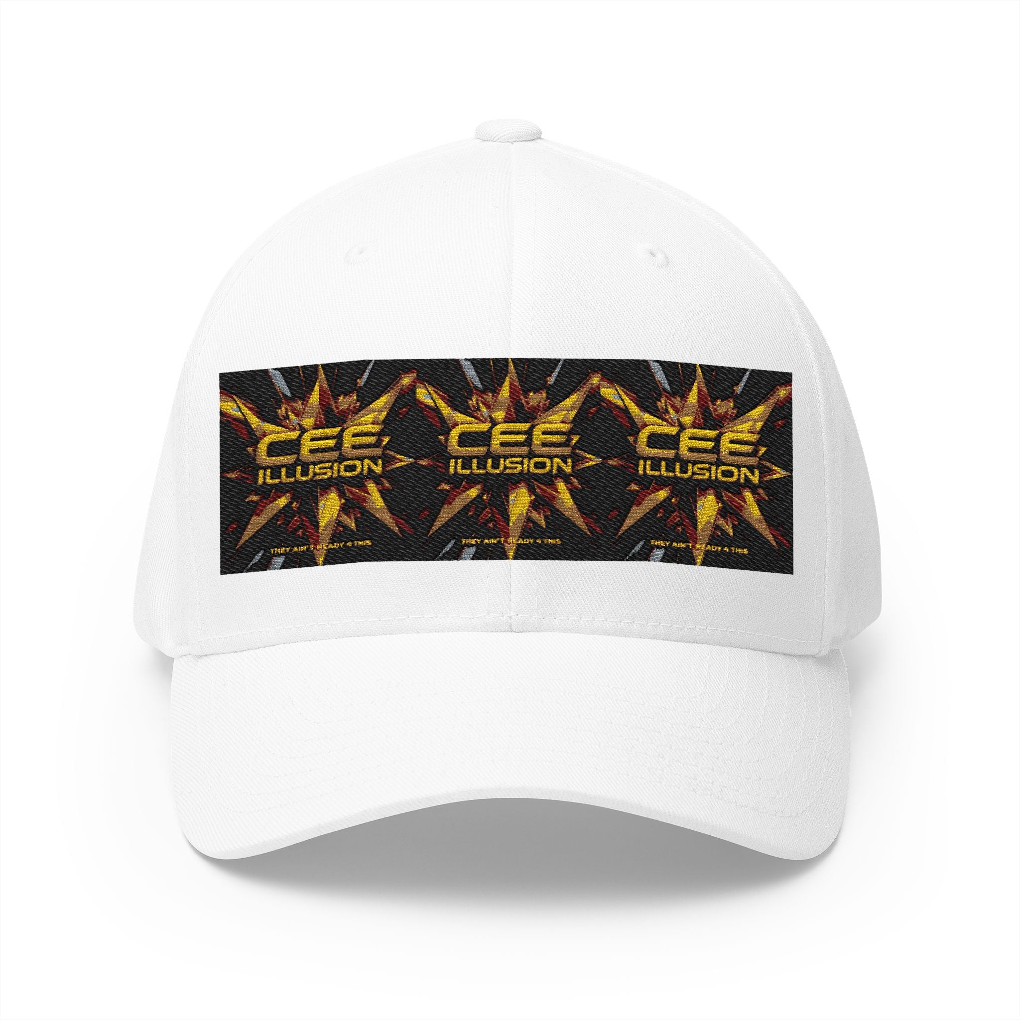 Embroidered Starburst Logo Cap — 'Cee Illusion' Structured Hat