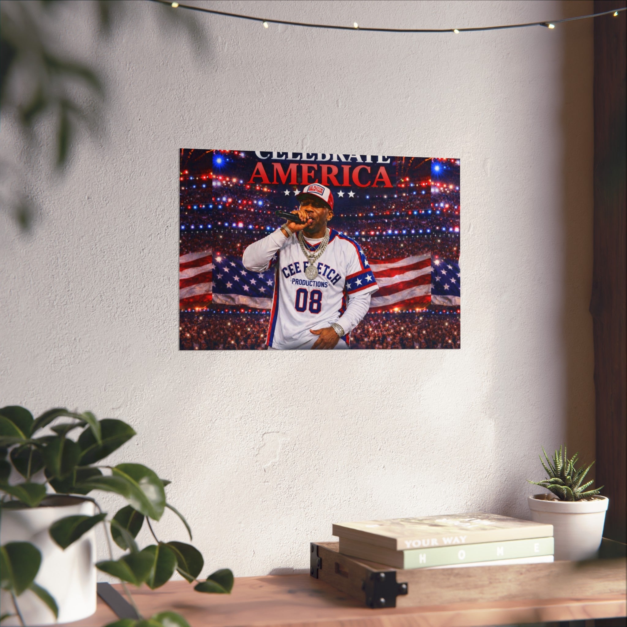 Celebrate America Fine Art Poster — Patriotic Concert Wall Art (Cee Fletch)