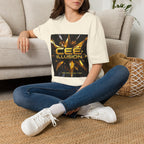 Illusion Graphic T-Shirt — 'Cee Illusion' Bold Gold Logo Tee