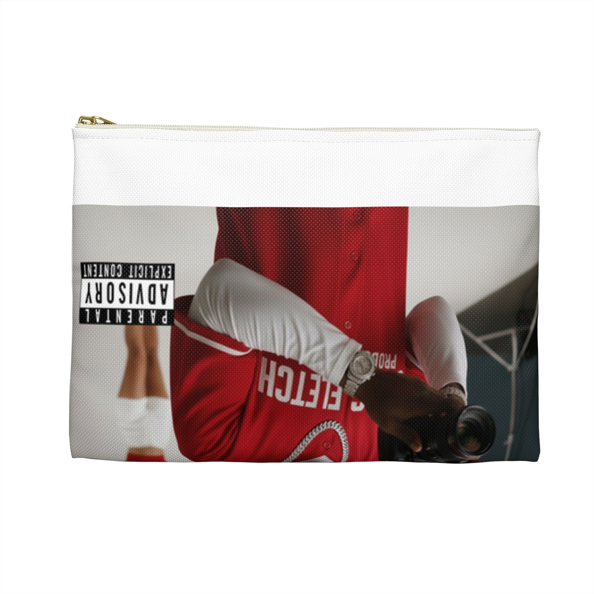 Accessory Pouch — “Come Here Sexy Red” Music Cover Zip Bag