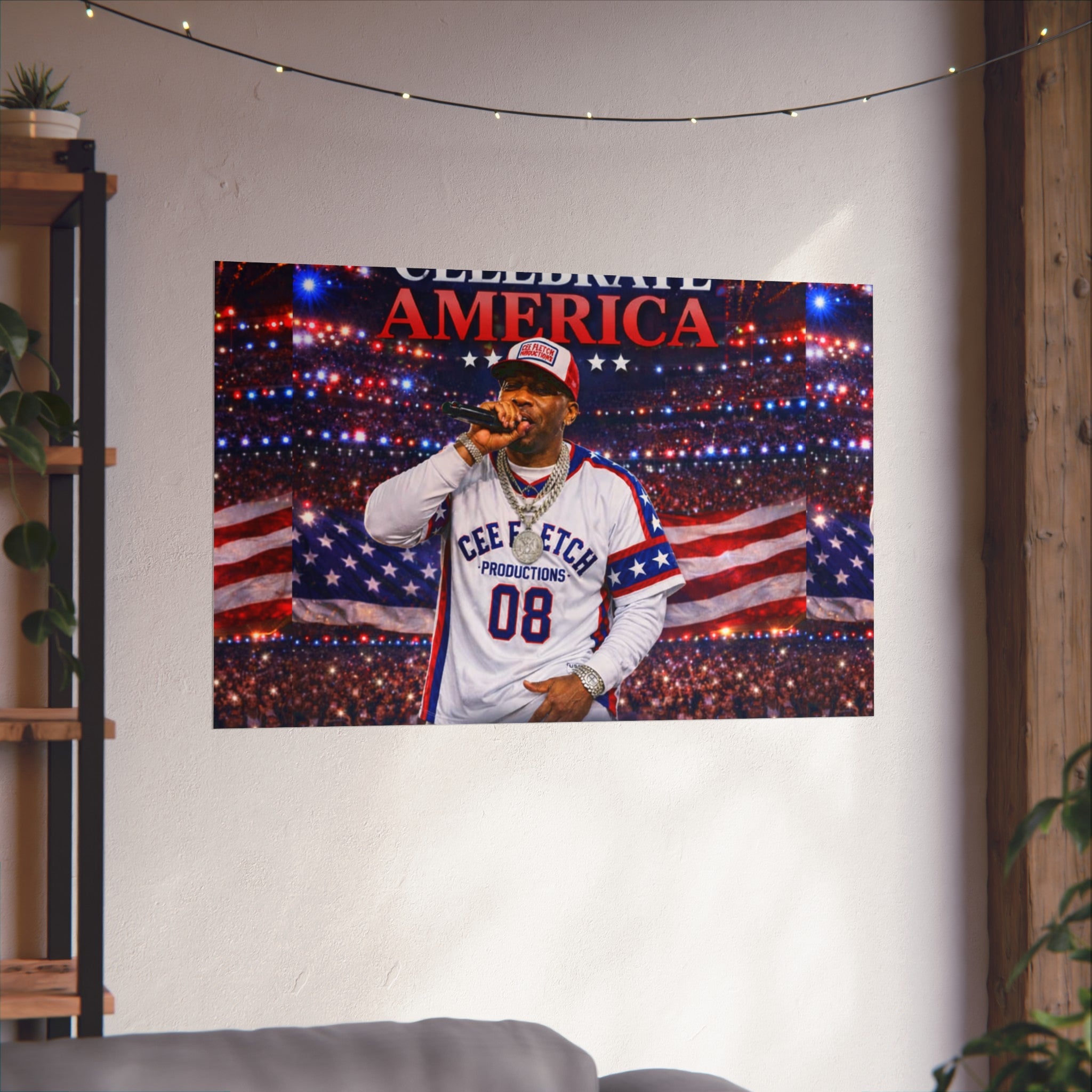 Celebrate America Fine Art Poster — Patriotic Concert Wall Art (Cee Fletch)