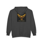 Golden Phoenix Zip Hoodie - "Cee Fletch I Have A Dream" Graphic
