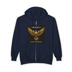 Golden Phoenix Zip Hoodie - "Cee Fletch I Have A Dream" Graphic