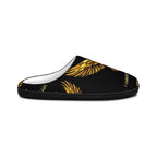 Men's Indoor Slippers — Gold Phoenix Wings Design (Have a Dream)