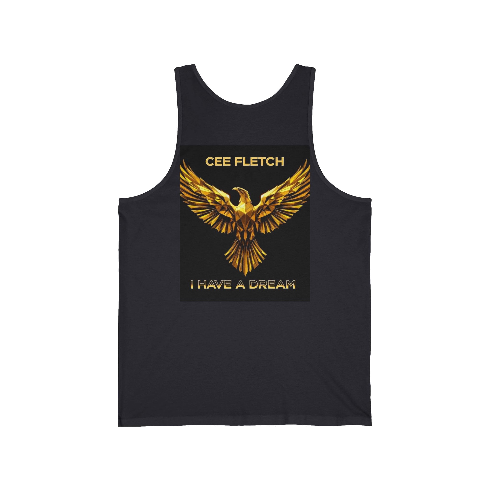 Cee Fletch 'I Have a Dream' Gold Eagle Tank Top