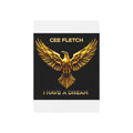Cee Fletch 'I Have a Dream' Gold Eagle Poker Playing Cards