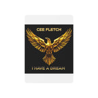 Cee Fletch 'I Have a Dream' Gold Eagle Poker Playing Cards