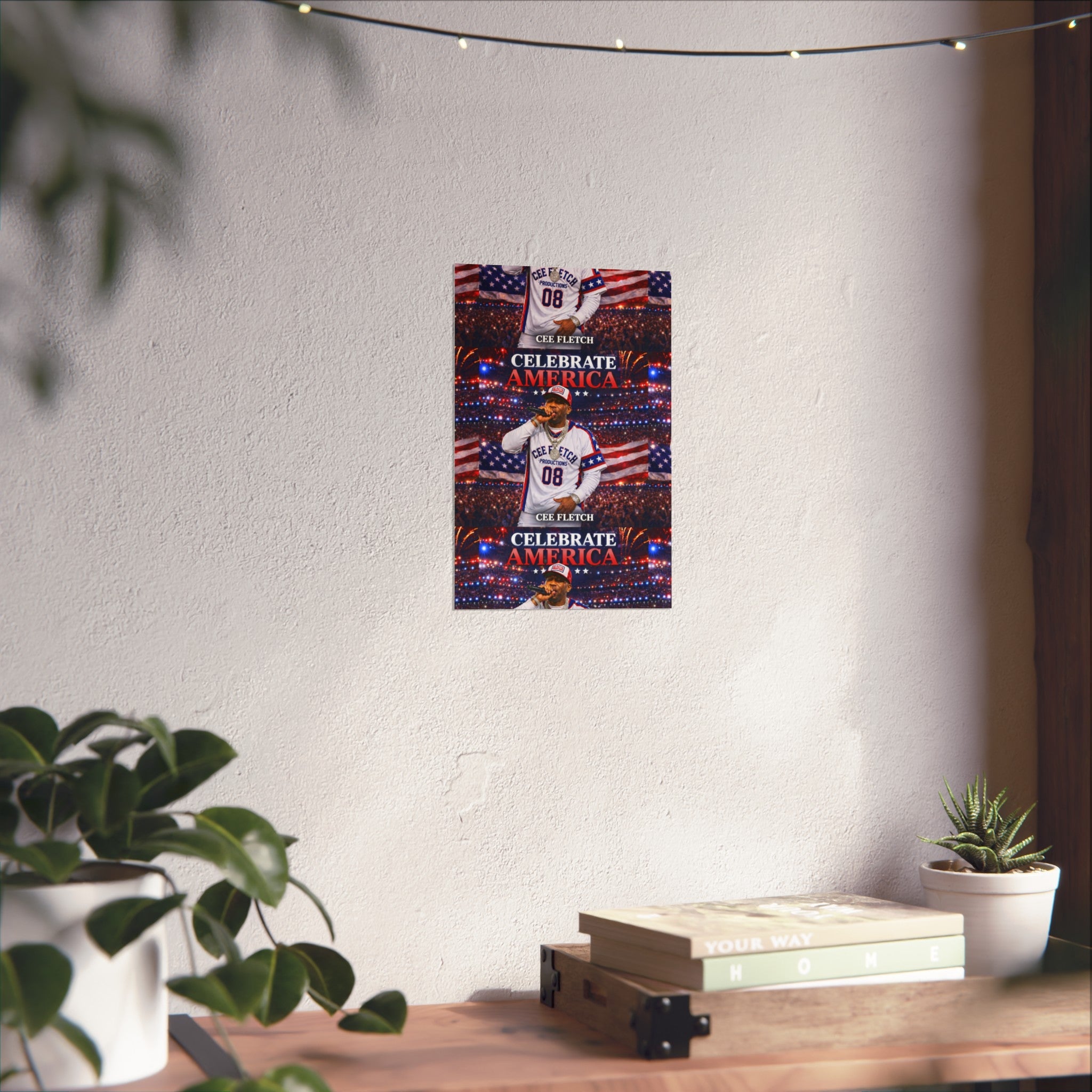Celebrate America Fine Art Poster — Patriotic Concert Wall Art (Cee Fletch)