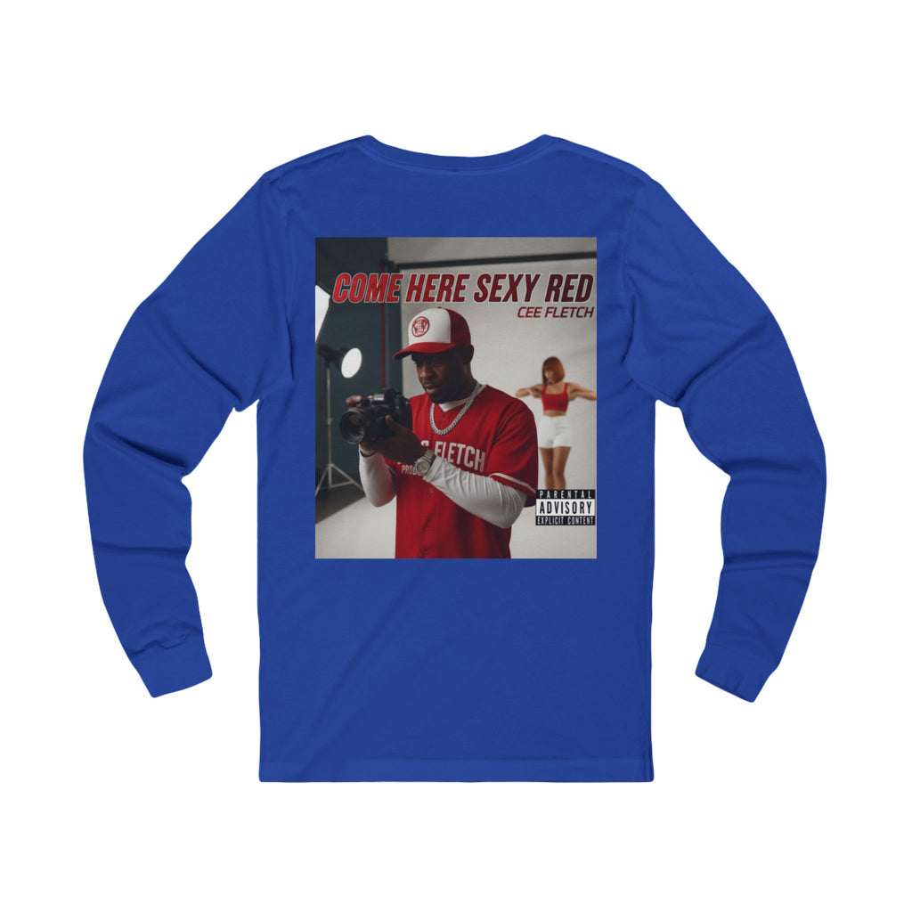 Here Sexy Red Album Cover Long Sleeve Tee