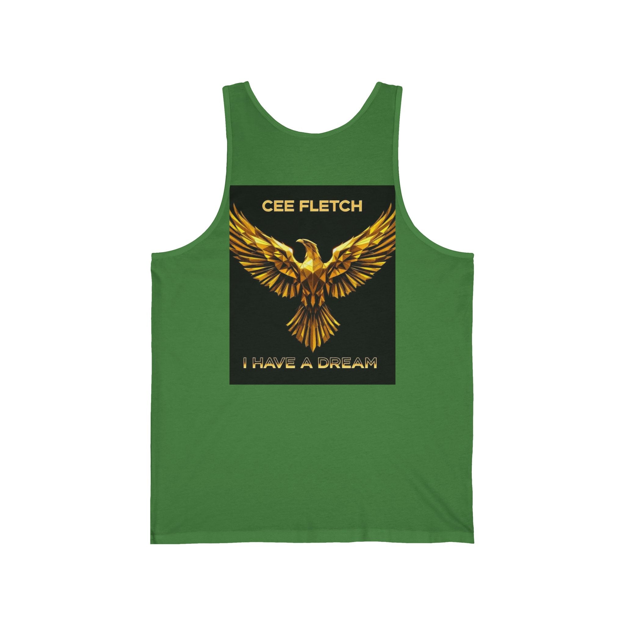 Cee Fletch 'I Have a Dream' Gold Eagle Tank Top