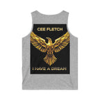 Tank Top — 'Cee Fletch I Have a Dream' Gold Eagle Graphic