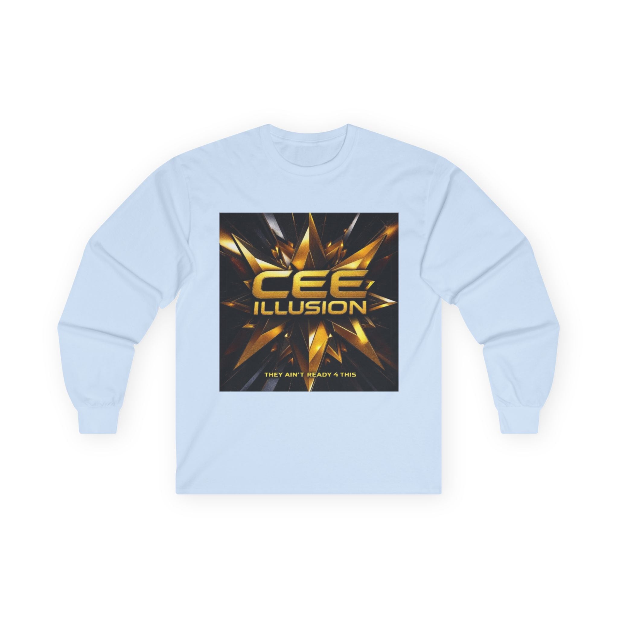 Illusion Logo Long Sleeve Tee — 'CEE ILLUSION' Graphic Shirt