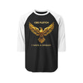 “Cee Fletch I Have a Dream” Gold Eagle Raglan Shirt