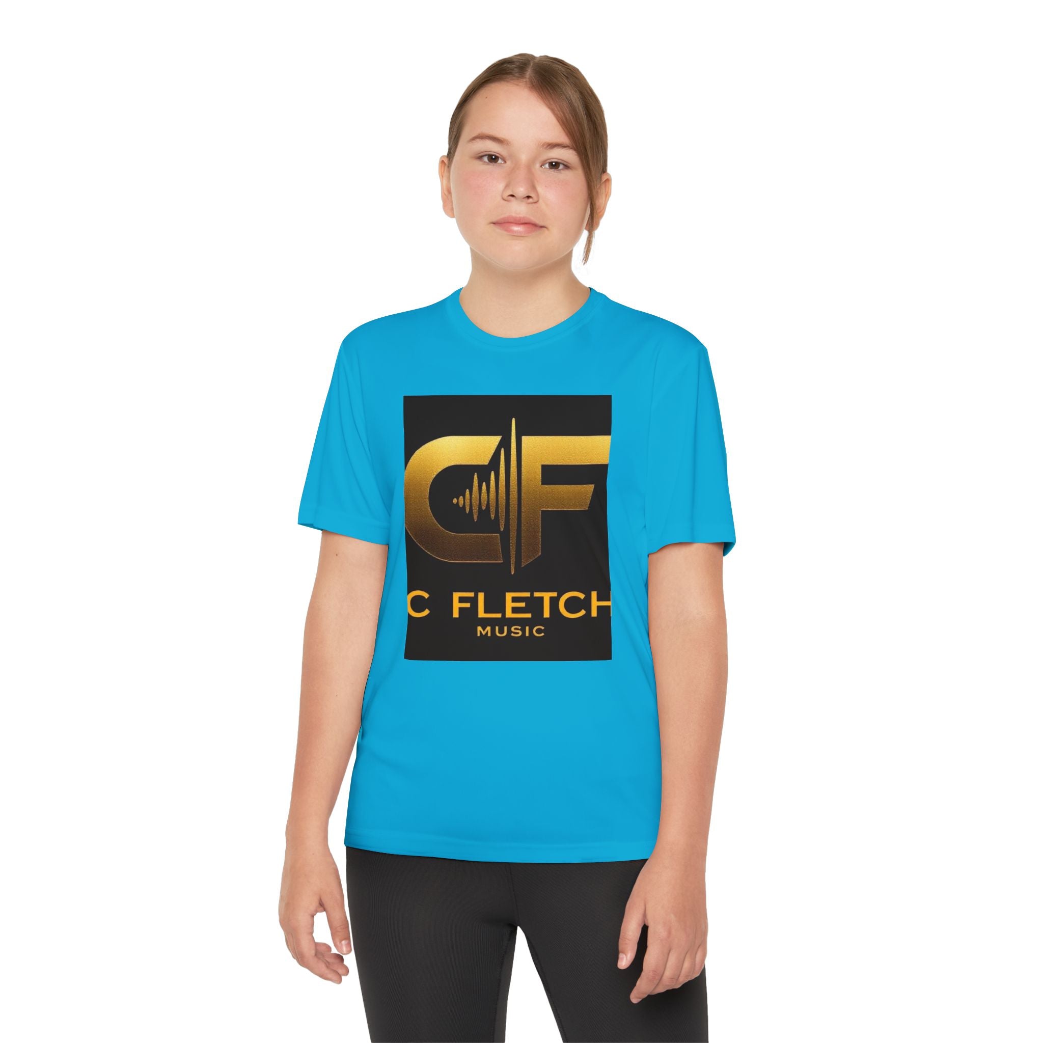 Music Logo Youth Tee — C Fletcher Competitor Shirt