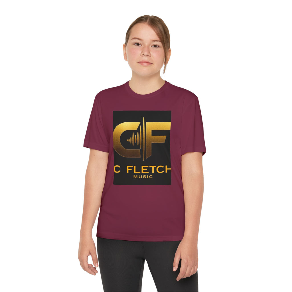 Music Logo Youth Tee — C Fletcher Competitor Shirt