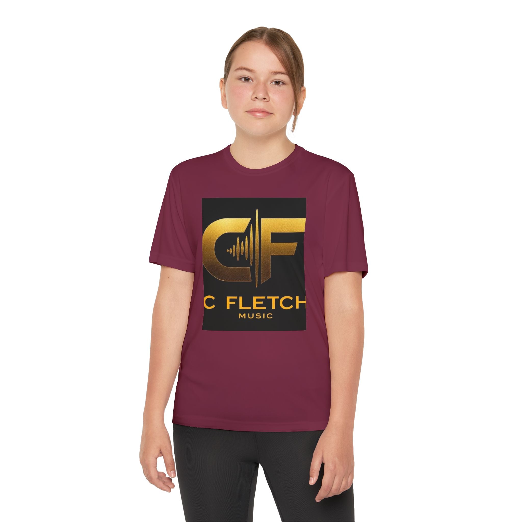 Music Logo Youth Tee — C Fletcher Competitor Shirt
