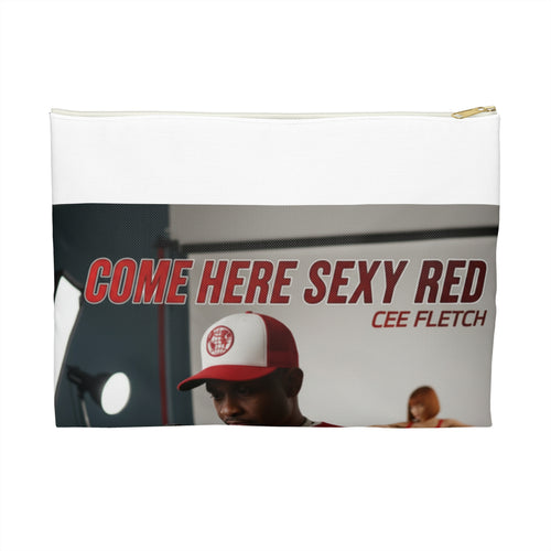 Accessory Pouch — “Come Here Sexy Red” Music Cover Zip Bag