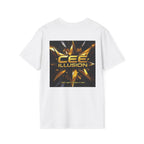 Illusion Graphic T-Shirt — 'Cee Illusion' Bold Gold Logo Tee