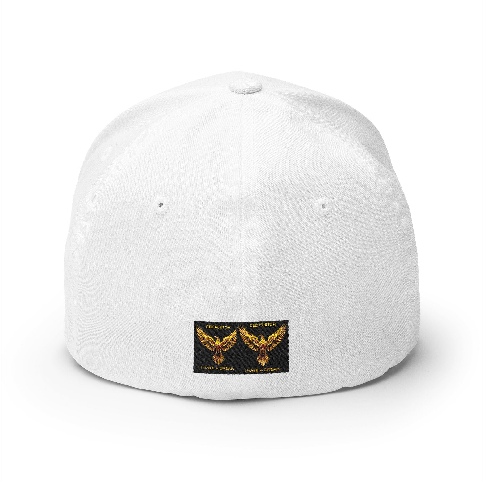 Embroidered Golden Eagle Patch Cap – Retro Military Crest Hat
