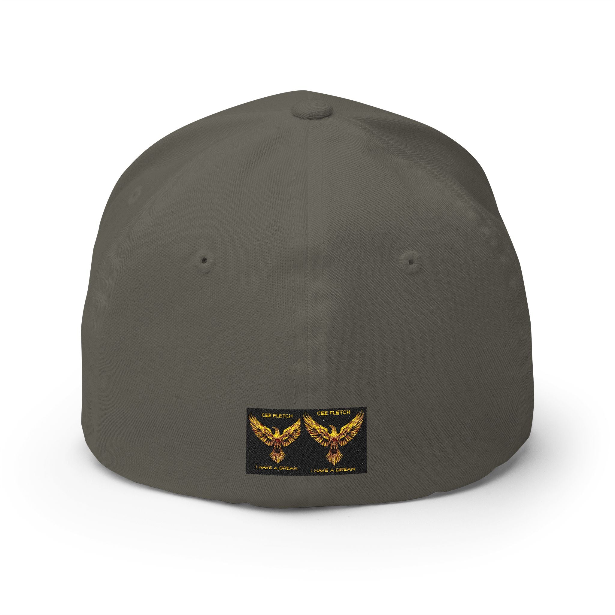 Embroidered Golden Eagle Patch Cap – Retro Military Crest Hat