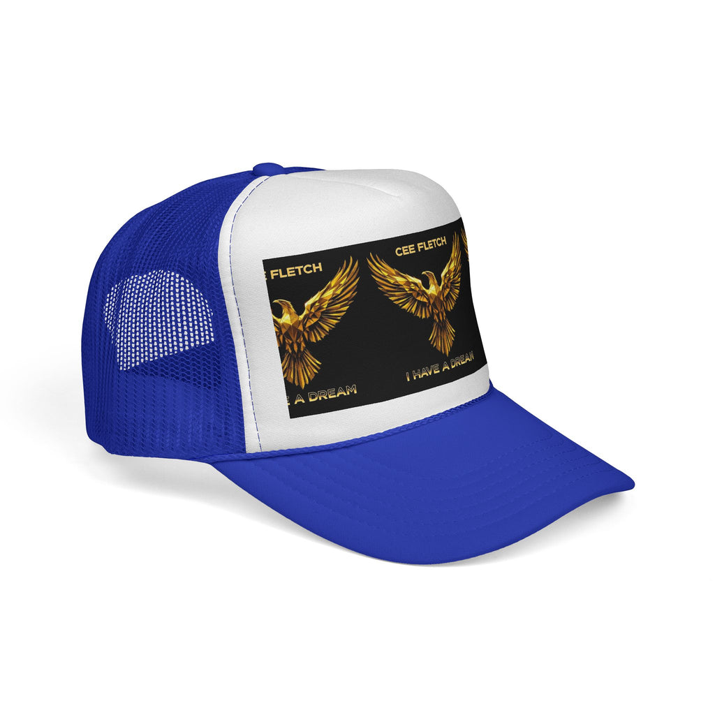 Golden Eagle Trucker Cap — "I Have a Dream" Graphic Mesh Hat