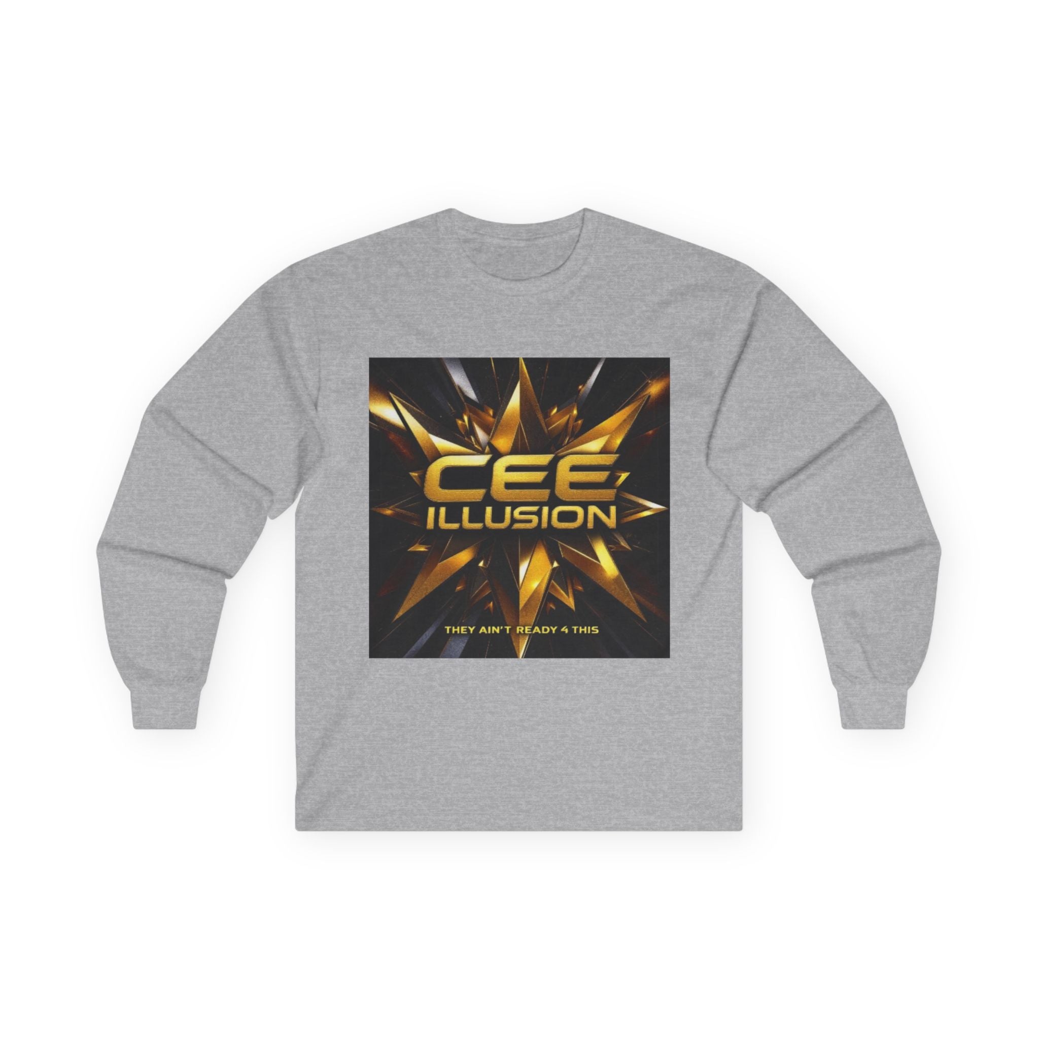 Illusion Logo Long Sleeve Tee — 'CEE ILLUSION' Graphic Shirt