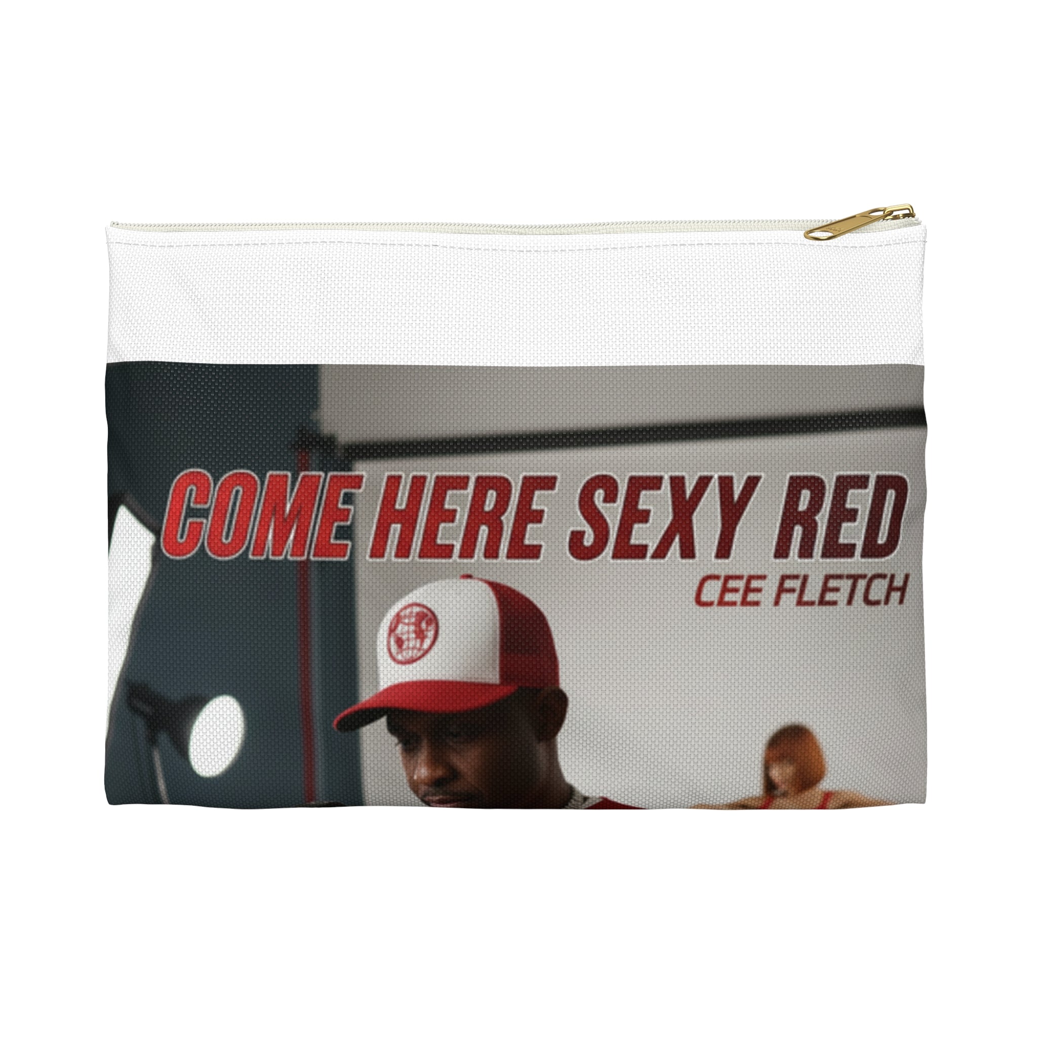 Accessory Pouch — “Come Here Sexy Red” Music Cover Zip Bag