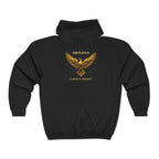 Golden Phoenix Zip Hoodie - "Cee Fletch I Have A Dream" Graphic