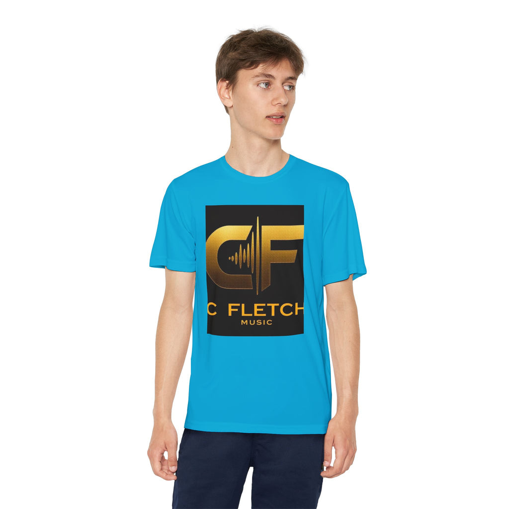 Music Logo Youth Tee — C Fletcher Competitor Shirt