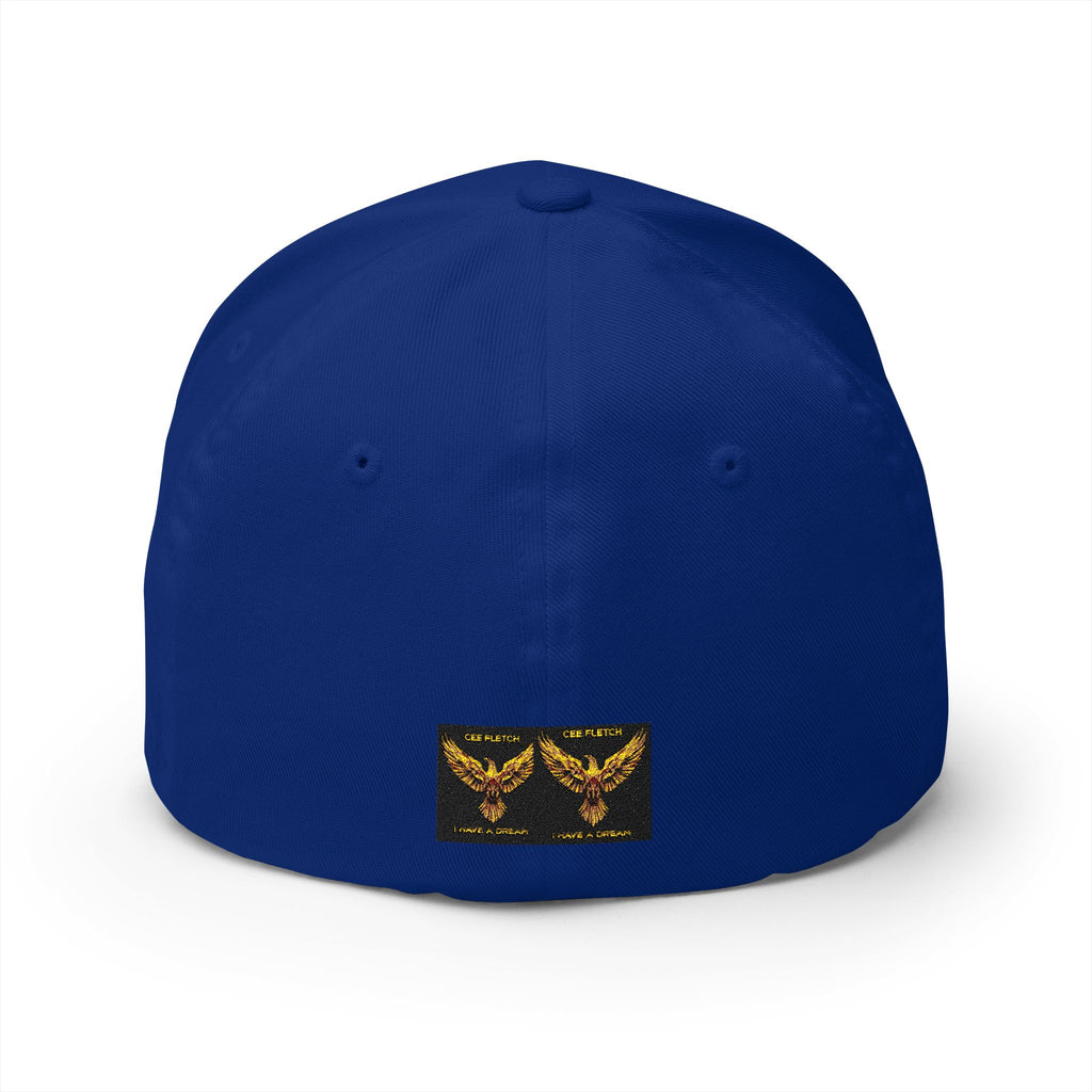 Embroidered Golden Eagle Patch Cap – Retro Military Crest Hat