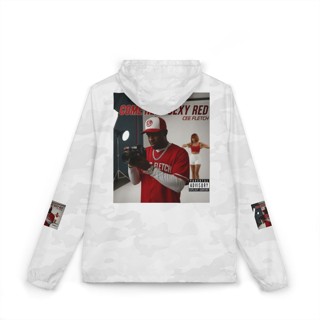 Windbreaker Jacket — Vintage Rap Album Cover Graphic (Parental Advisory)