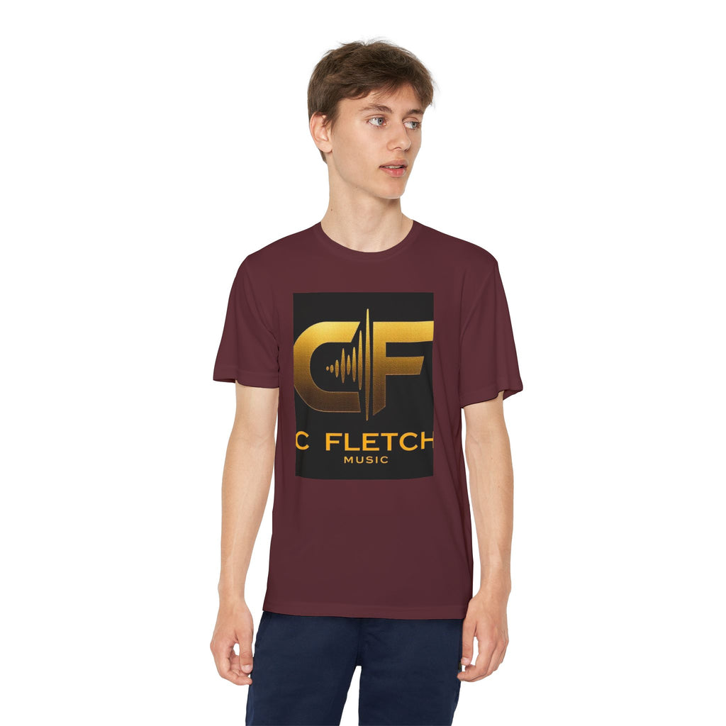 Music Logo Youth Tee — C Fletcher Competitor Shirt