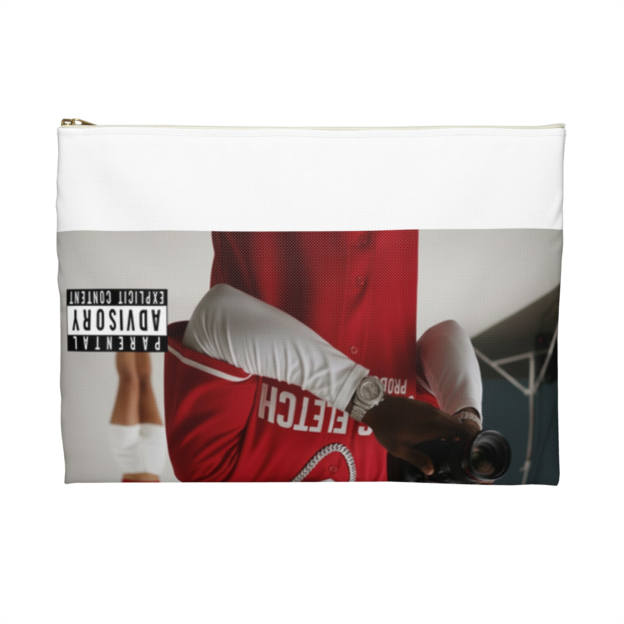 Accessory Pouch — “Come Here Sexy Red” Music Cover Zip Bag