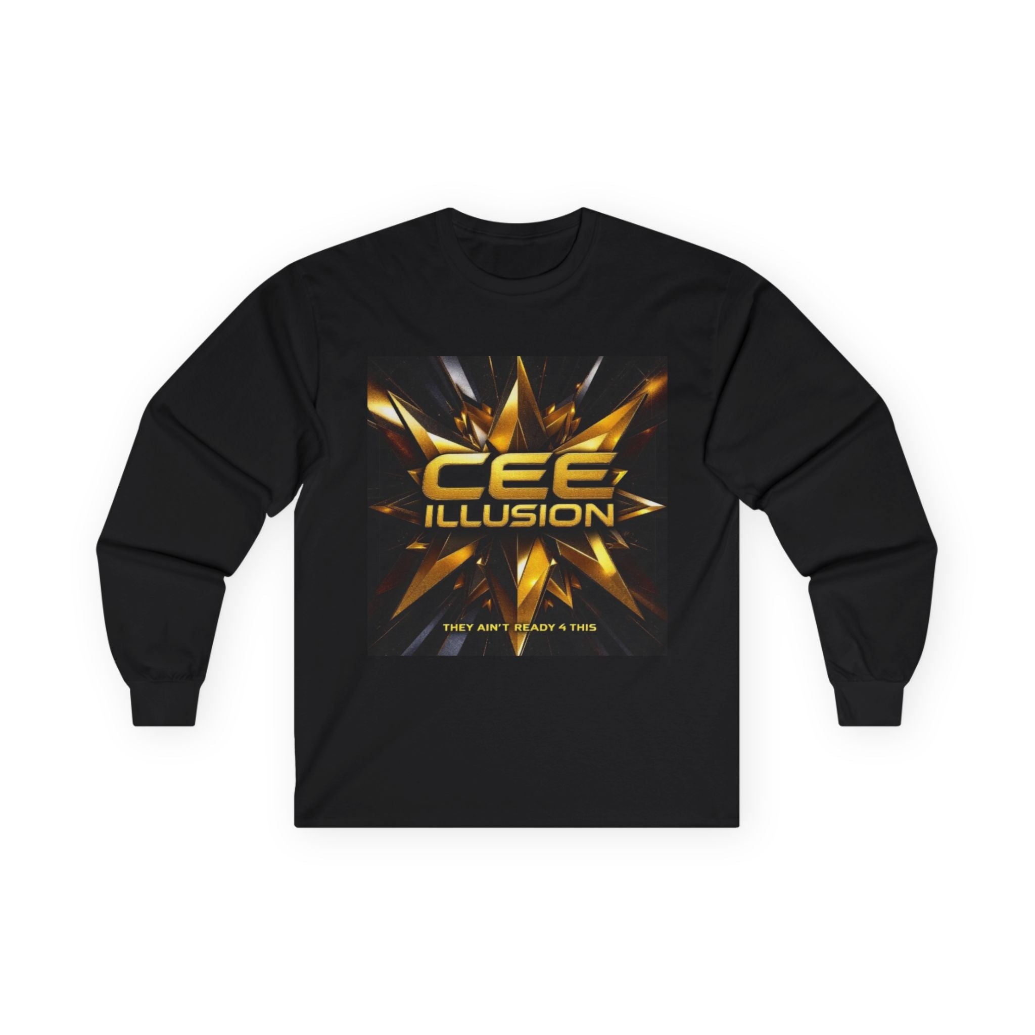 Illusion Logo Long Sleeve Tee — 'CEE ILLUSION' Graphic Shirt