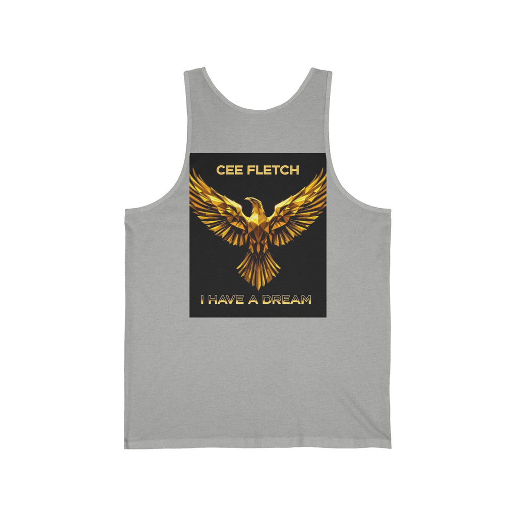 Cee Fletch 'I Have a Dream' Gold Eagle Tank Top